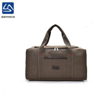 U-shaped open canvas portable large size luggage bag male shoulder long-distance bag